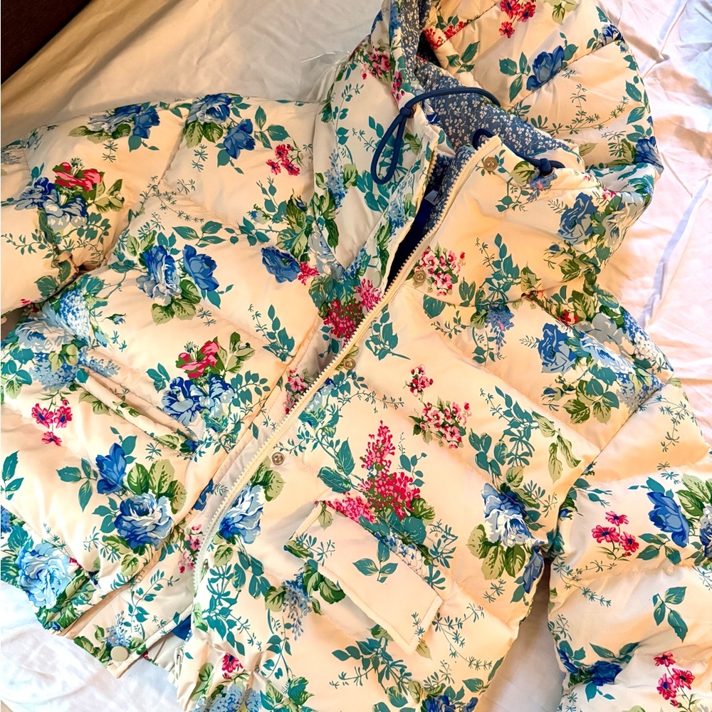 Floral puffer jacket - Picture 5 of 6